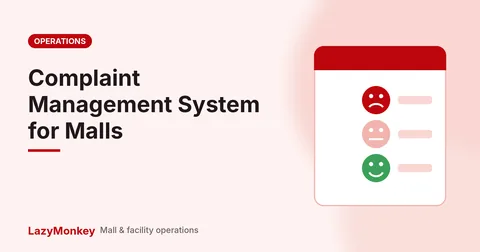Complaint management system for malls cover