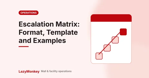 Escalation matrix template cover