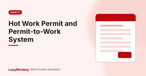 Hot work permit format and checklist cover