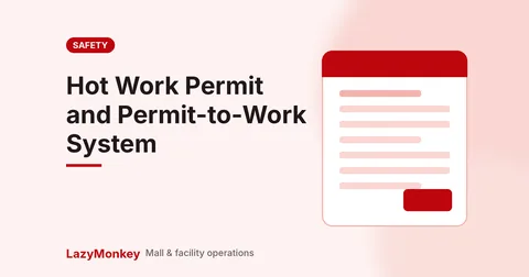 Hot work permit format and checklist cover