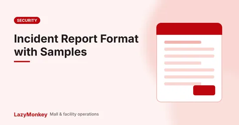 Incident report format template cover