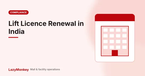 Lift and escalator licence renewal cover