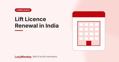 Lift and escalator licence renewal cover