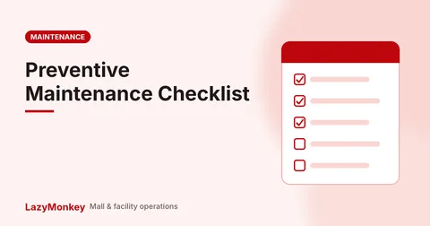 Preventive maintenance checklist cover