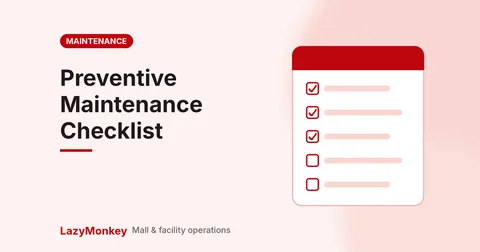 Preventive maintenance checklist cover
