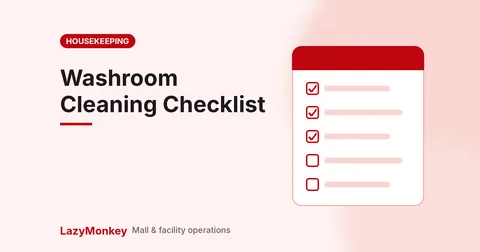 Washroom cleaning checklist cover