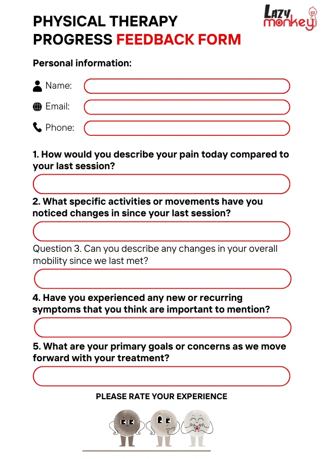 Physical Therapy Feedback Form