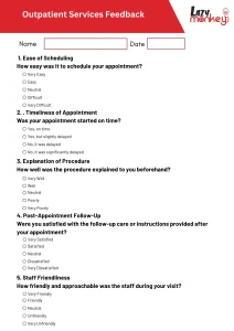 Patient Feedback Examples