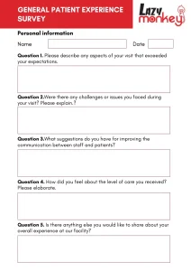 Patient Feedback Examples