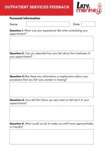 Patient Feedback Examples